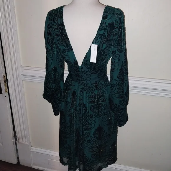 Trashy Diva Baroque Velvet Dress 4 Nwt - Picture 3 of 5